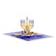 image 5 of Festival of Lights 3D Pop Up Hanukkah Card