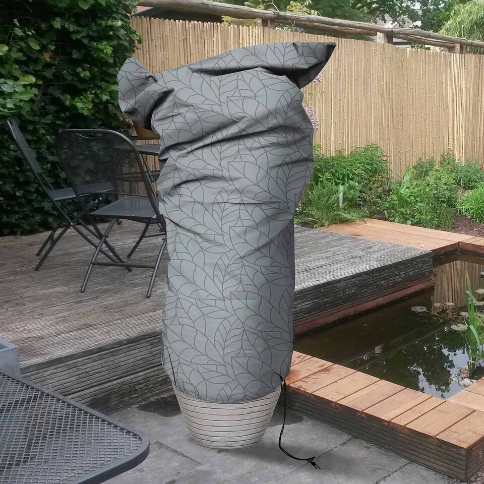 image 1 of Capi Grey Fleece Large Plant Cover