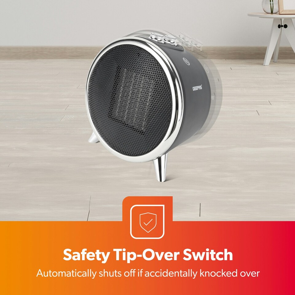 image 1 of GEEPAS PTC Heater, Black