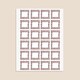 image 3 of Casino Design 40mm Square Sticker sheet of 24