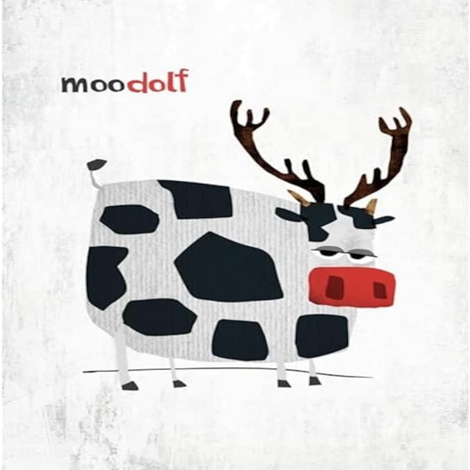 image 1 of Moodolf - Funny Christmas Card By Paul Delaney