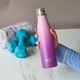 image 3 of Built Dbl Wall Water Bottle Pink & Purple Ombre 500ml