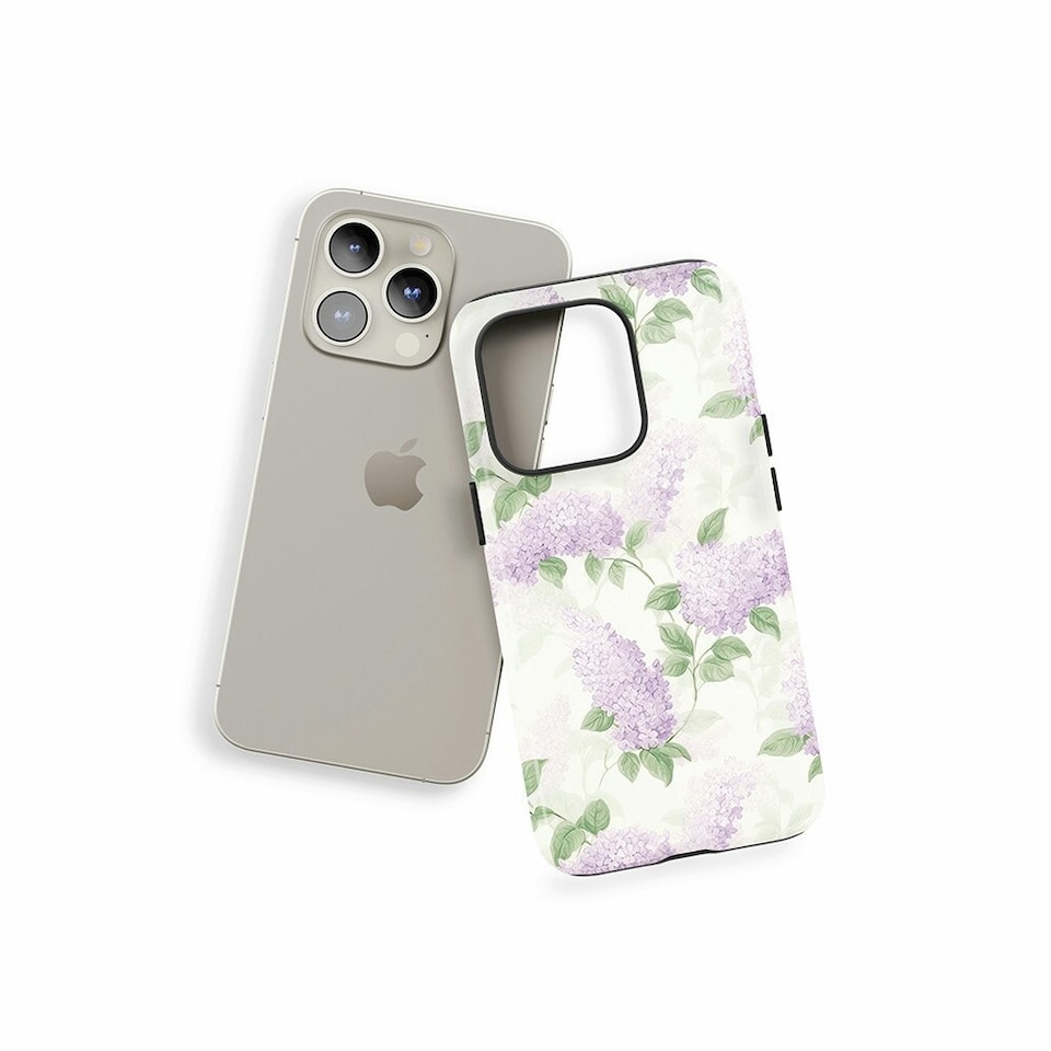 image 1 of Pretty Lilacs Phone Case | Purple | iPhone 13 Mini
Slim | iPhone 13 Mini
Slim
