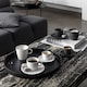 image 10 of Villeroy & Boch Manufacture Rock Noire Coffee Cup & Saucer
