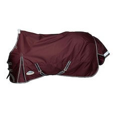 Weatherbeeta Comfitec Plus Dynamic II Standard-Neck Midweight Horse Turnout Rug - Maroon/Grey/White - 6´