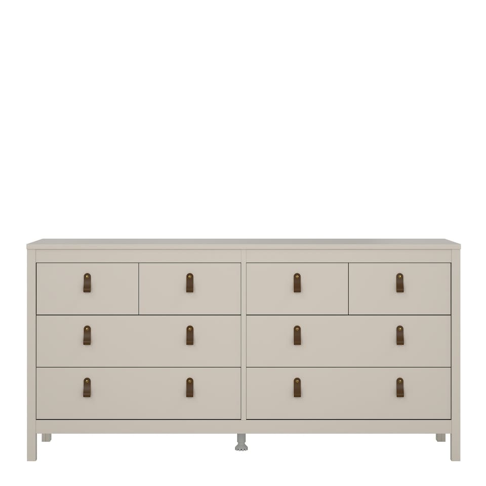 image 1 of Barcelona Double Dresser 4+4 Drawers in Cashmere Cream