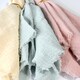 image 6 of 6pcs Fringe Cloth Napkin, 100% Soft Cotton Cloth Napkins - 20 Inch
