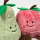 image 4 of Homescapes Apple and Pear Doorstop Set of 2