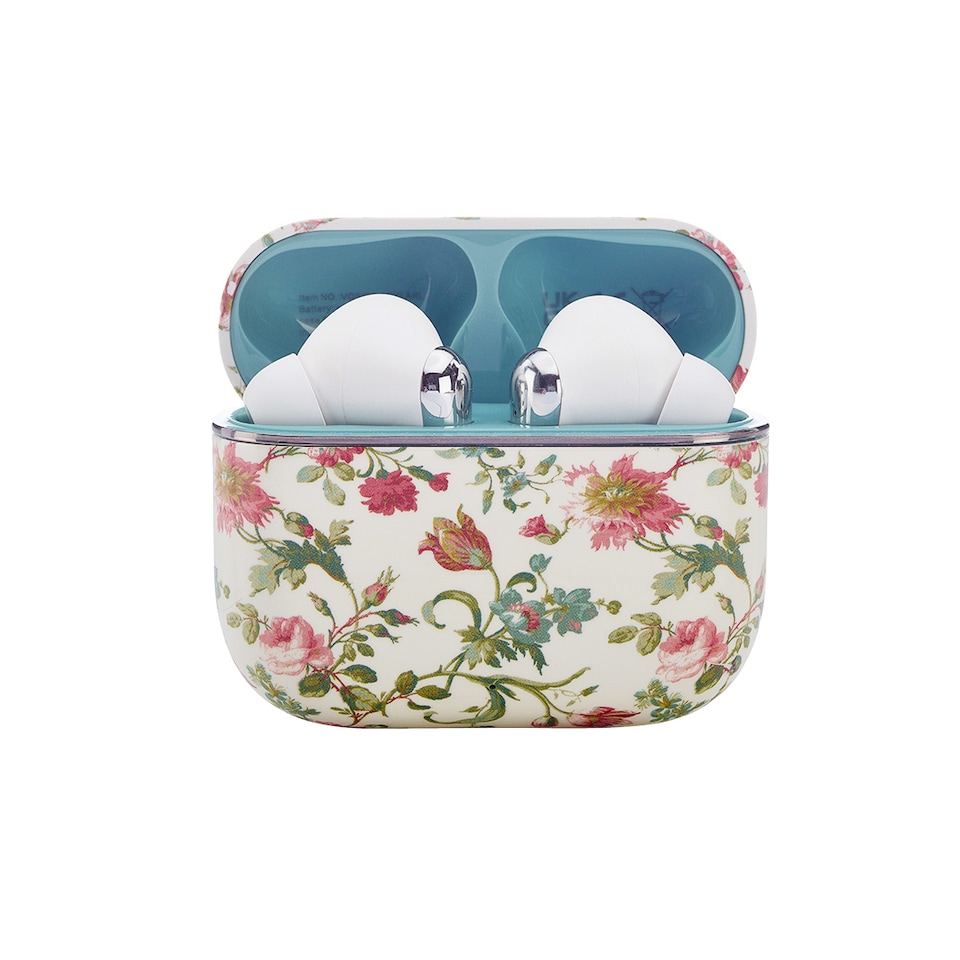 image 1 of Laura Ashley Rosalind 'Skylark' True Wireless Earbuds with HD Microphone and Charging Case