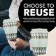 image 5 of Ecoffee Cup 12oz 350ml Reusable, Plant Based Coffee Cup with Silicone Lid & Sleeve - Drempels