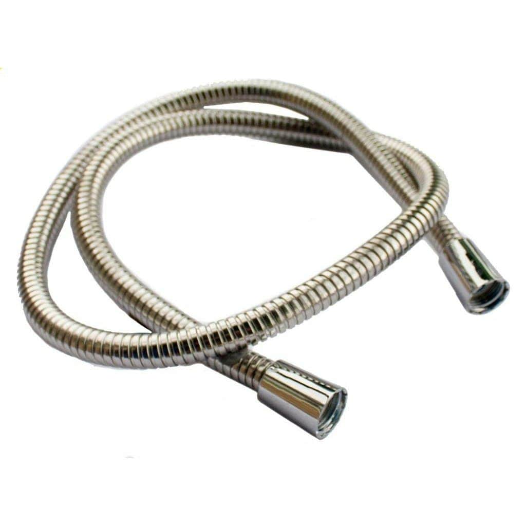 Oracstar Large Bore Stainless Steel Shower Hose - Silver - One Size