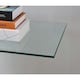 image 4 of Furniturebox Leonardo Glass And Gold Metal Console Table
