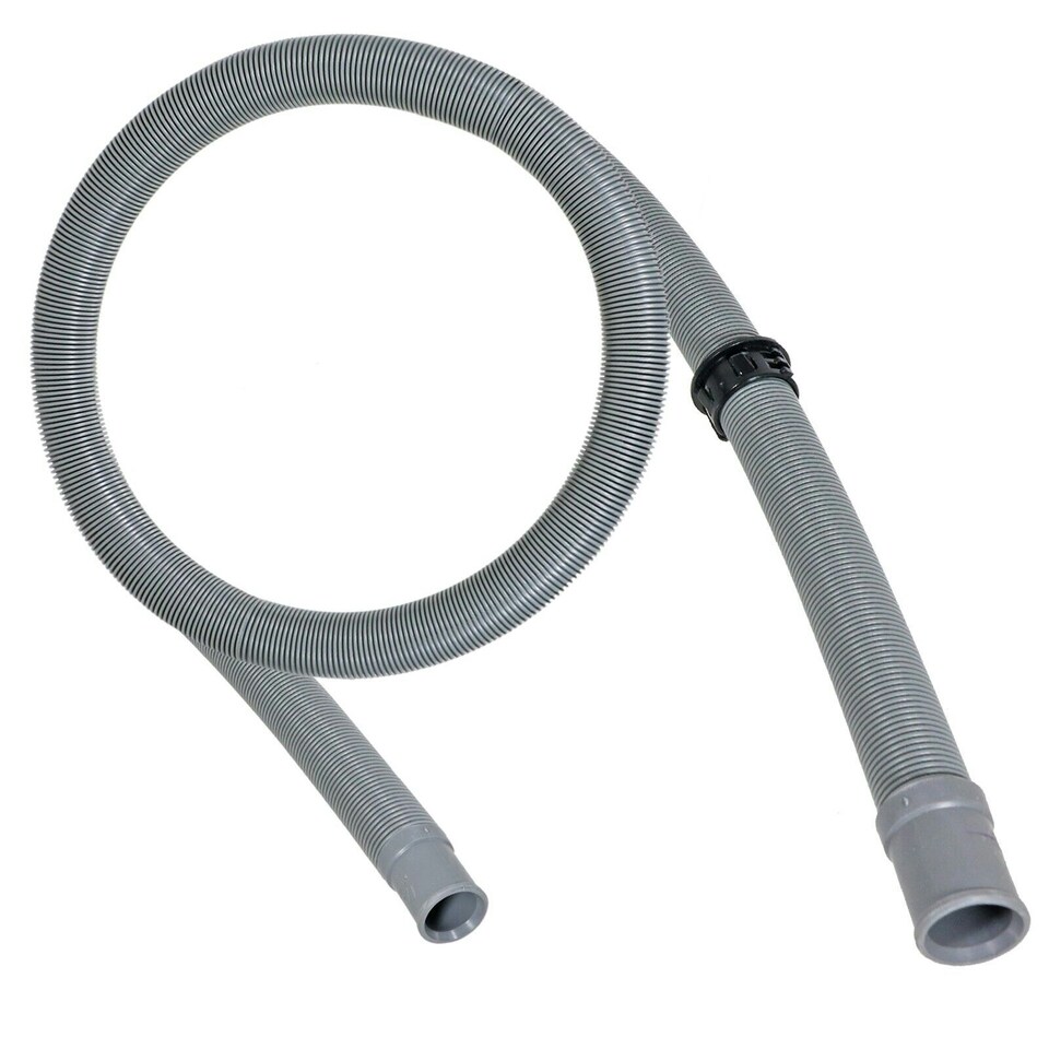 image 1 of SPARES2GO Universal Straight Drain Hose Pipe for Dishwasher Washing Machine (21mm)