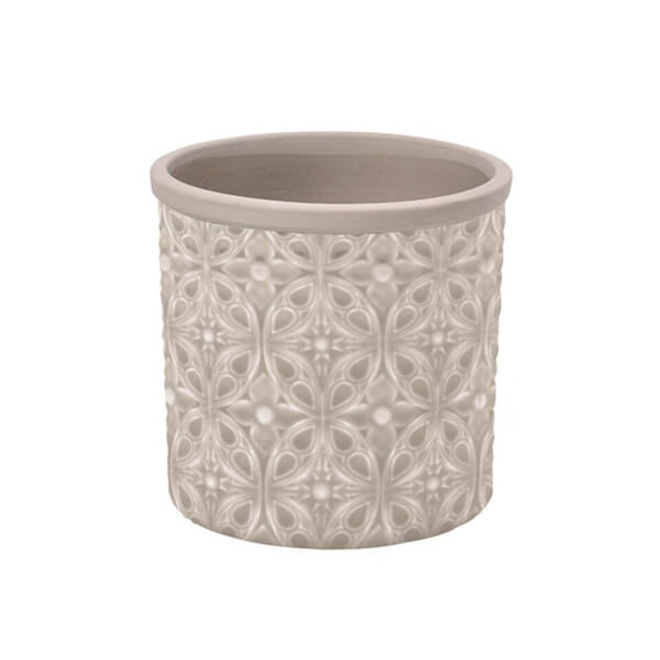 image 1 of Burgon & Ball Glazed Pot Porto Small Grey