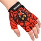 image 1 of Meteor Kids Bike Gloves – Breathable, Non-Slip, Padded for Comfort & Safety Red | Spider | JR XS