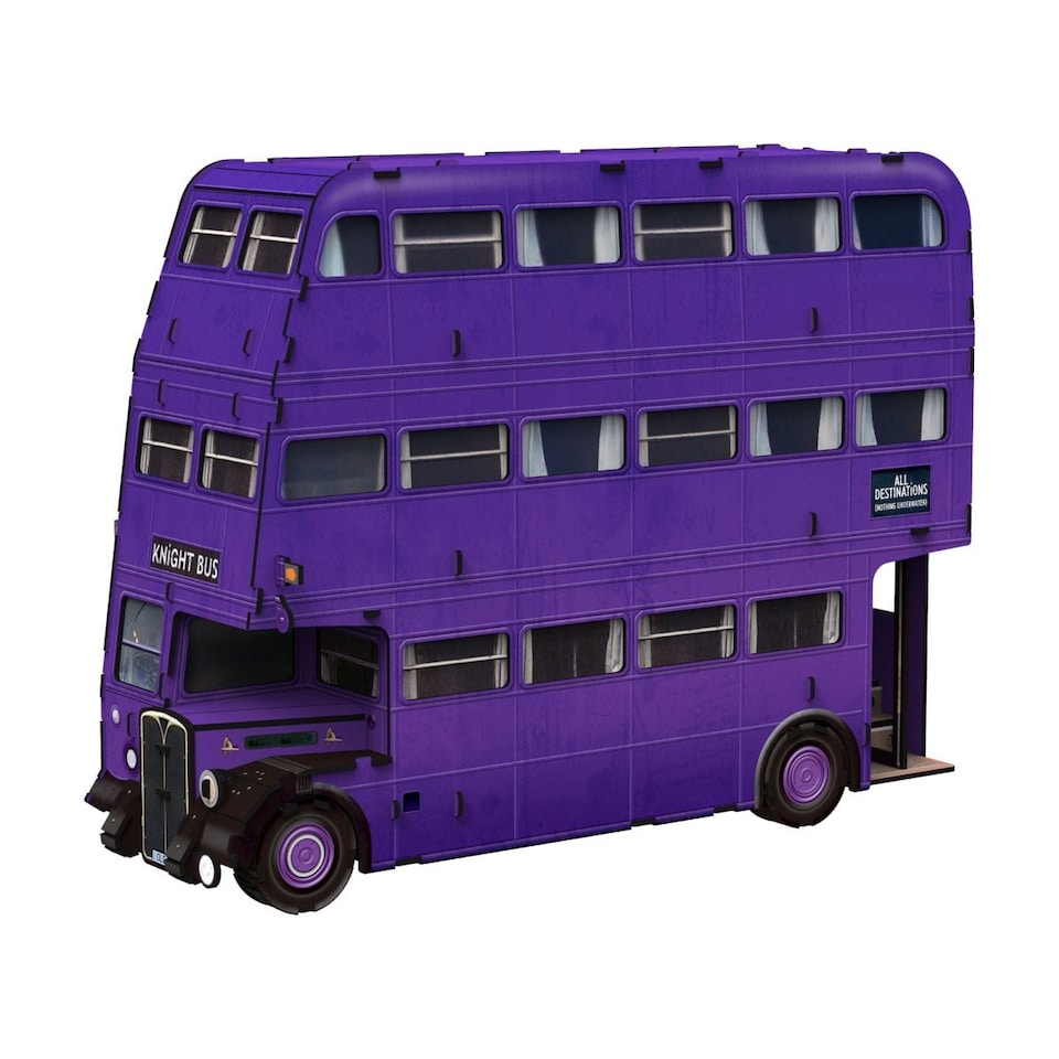 image 1 of University Games Harry Potter Knight Bus 3D Model Puzzle