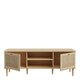 image 5 of Calasetta 2 Door 1 Shelf TV Unit in Rattan