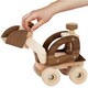 image 2 of Goki Nature Wooden Wheel Loader