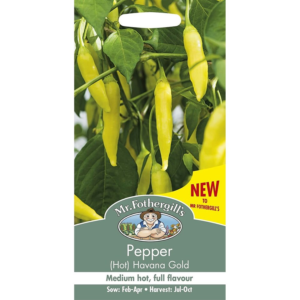 Mr. Fothergills Pepper (Hot) Havana Gold Seeds
