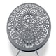 image 3 of Centurion Supports POSITANO Garden and Patio Grey Cast Aluminium Bistro Table