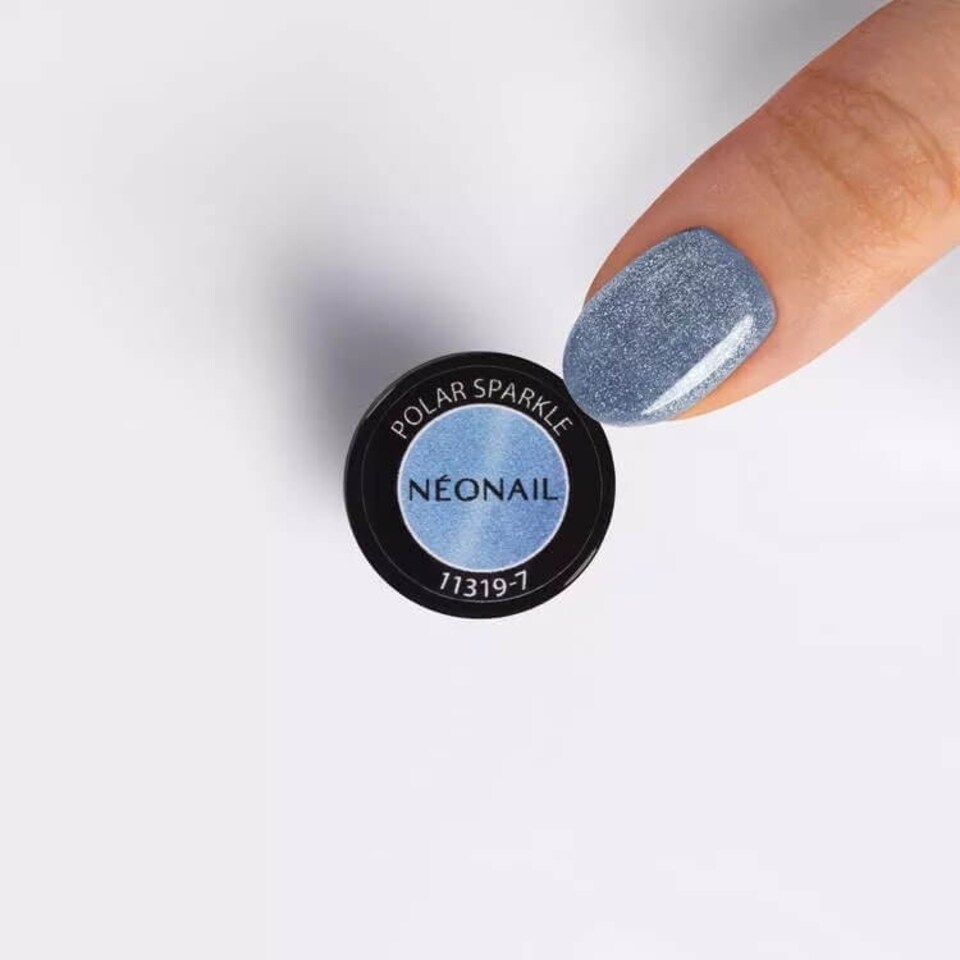 image 1 of NeoNail UV/LED Hybrid Nail Gel Polish Cat Eye Glacial Glow Collection 7.2ml - Polar Sparkle 11319 N/A