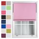 image 1 of FURNISHED Blackout Roller Blinds with Pink Glitter Trim Made to Measure | Pink | Pink | (W) 240cm x (L) 210cm
