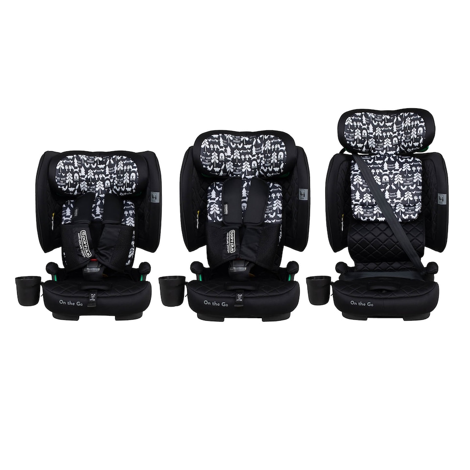 image 1 of Cosatto On The Go iSize Travel Car Seat Lightweight Foldable Booster, Quick Fit, R129 Safety