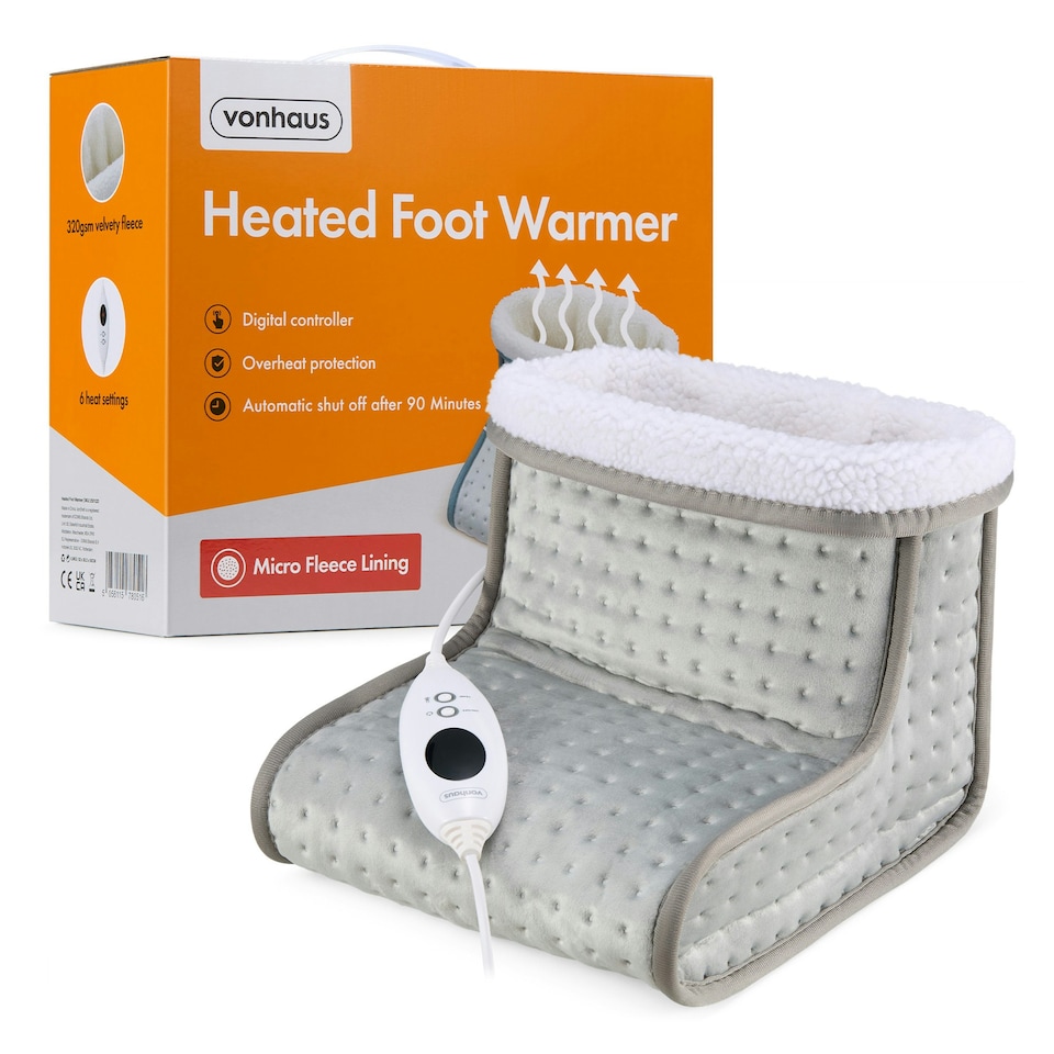 image 1 of VonHaus Electric Heated Foot Warmer