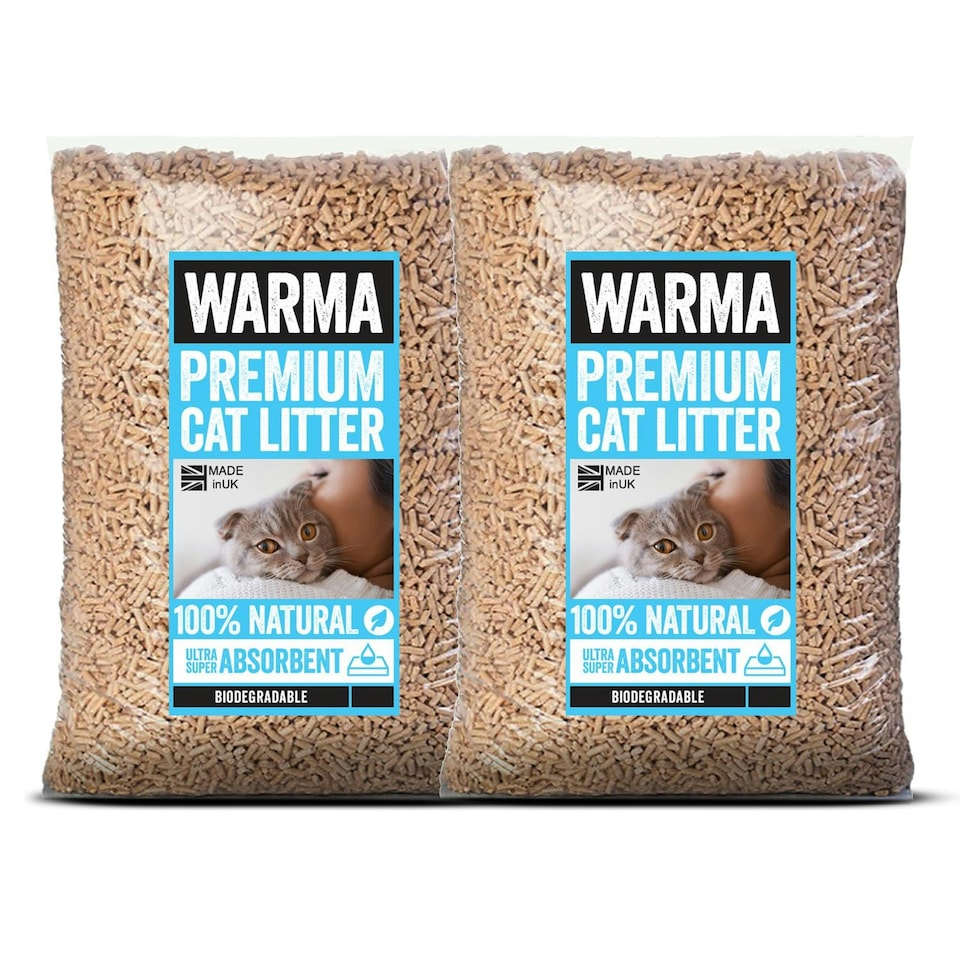 image 1 of Warma Wood Pellets Cat Litter - 40L