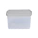 image 3 of Wham Clip 5x 25.5L Square Plastic Storage Boxes with Clip Lock Lids. Ideal for Home, Office, Toys & More - Clear/Stone | Cream | Stone | 5