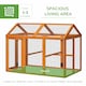 image 3 of PawHut Chicken Run, Wooden Chicken Coop w/ Combinable Design - Orange