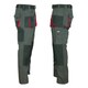 image 3 of ArtMas Grey Red Work Trousers for Men Durable Design with Knee Pad Pockets Reinforced Seams and Multi Functional Pockets Size UK34