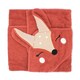 image 1 of 100% Organic Cotton Hooded Baby Bath Towel - Fox Red