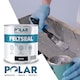 image 4 of Polar FeltSeal Waterproof Roof Sealant Reinforced Fibres | Grey | Grey | 500 ml