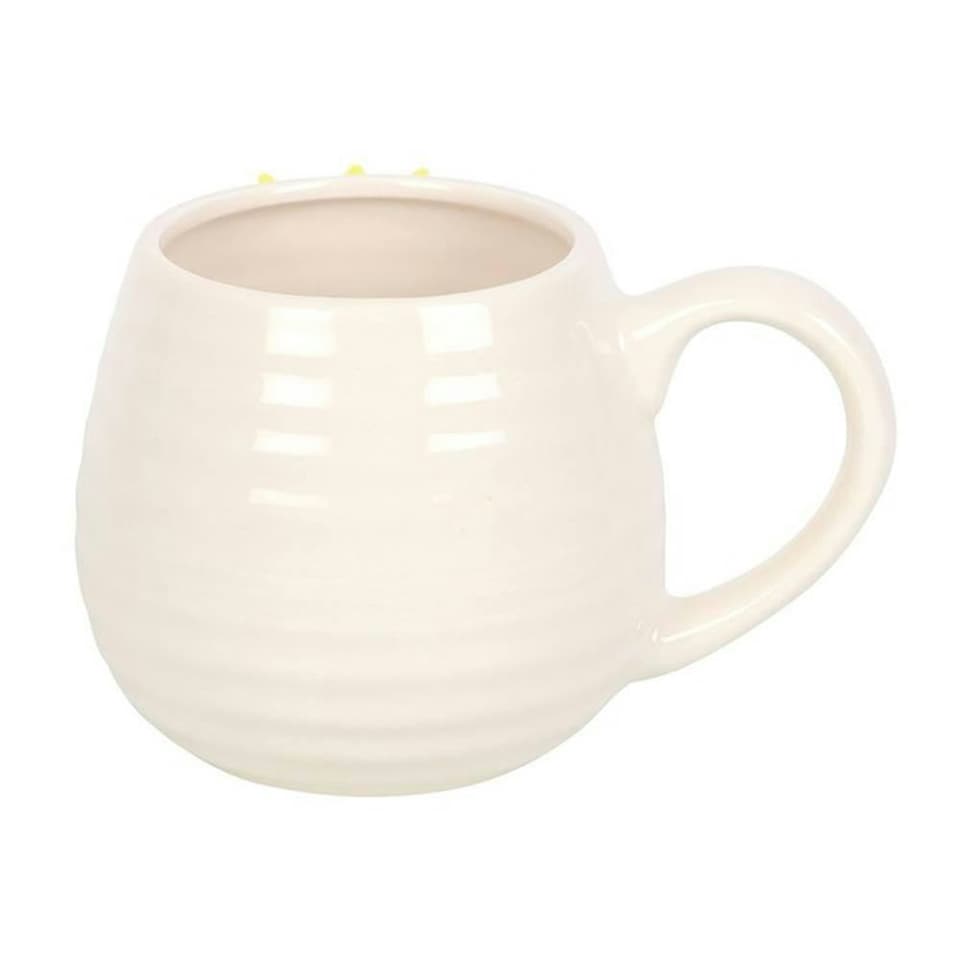 image 1 of Something Different Hello Sunshine Sunflower 3D Rounded Mug - Ceramic/Yellow - One Size
