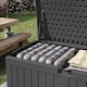 image 9 of Suncast Montana 757L Storage Box - Peppercorn Grey | Grey