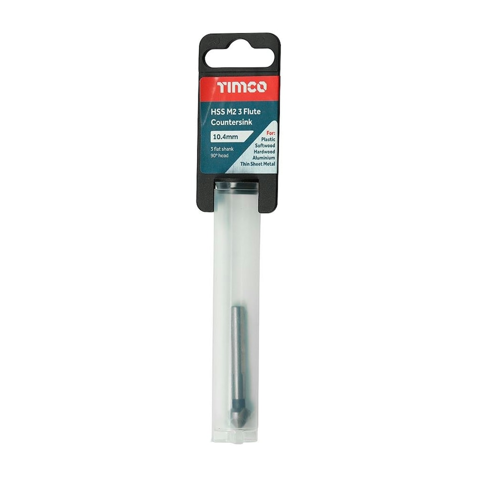 image 1 of Timco - 3 Flute Countersink (Size 10.4mm - 1 Each)