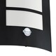 image 4 of EGLO City 1-Light Black Outdoor Wall Lamp With Motion Sensor