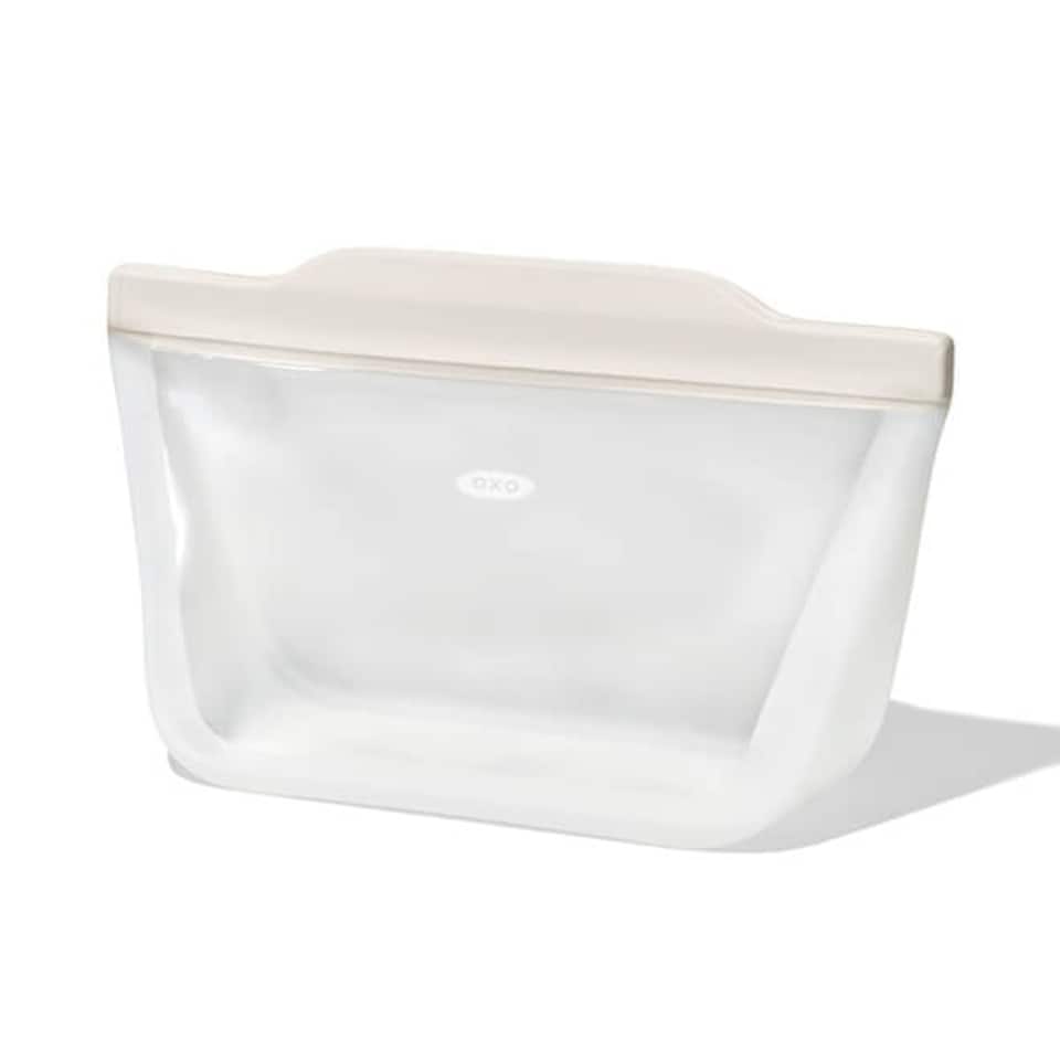 image 1 of OXO Good Grips Silicone 946ml Oat Stand-Up Quart Reusable Bag