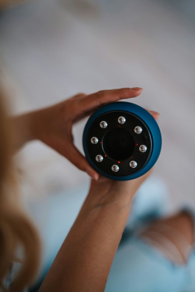 image 1 of Medivon Halley Handheld Massager Blue