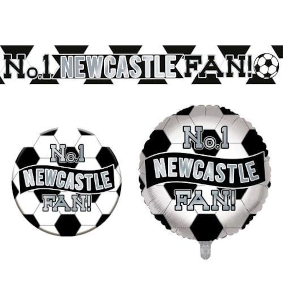 Newcastle Football Party Accessories Pack