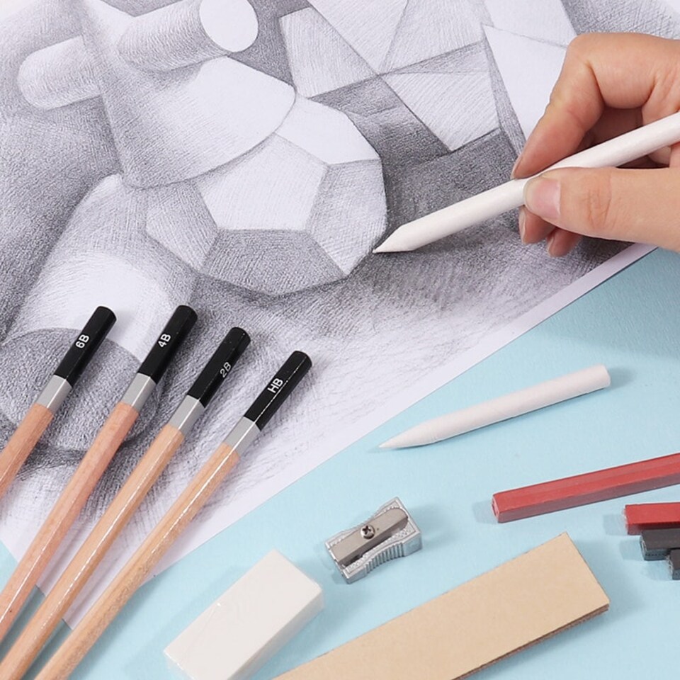 image 1 of Pack of 13 Sketch Drawing Set
