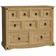 image 1 of Vida Designs Corona 9 Drawer Merchant Chest Sideboard Buffet Cabinet, Solid Pine Wood