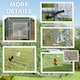 image 6 of PawHut Walk-in Chicken Run w/ Cover, Hanging Feeder Perch, for 6-8 Poultry
