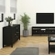 image 6 of Madrid Sideboard 2 Doors 3 Drawers in Matt Black