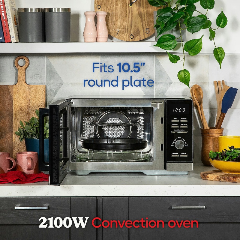 image 1 of Russell Hobbs Digital Combination Microwave 25L 900W Black RHM2501B