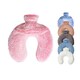 image 3 of Luxury Hot Water Bottle with Faux Fur Cover Medium 1.8L Pink