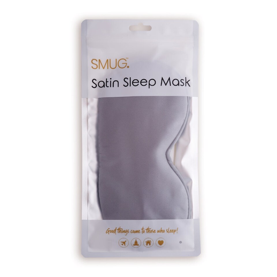 image 1 of SMUG Satin Sleep Mask - Grey