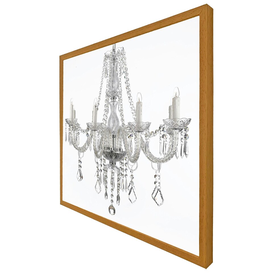 image 1 of Chandelier (Picture Frame) Grey | XL