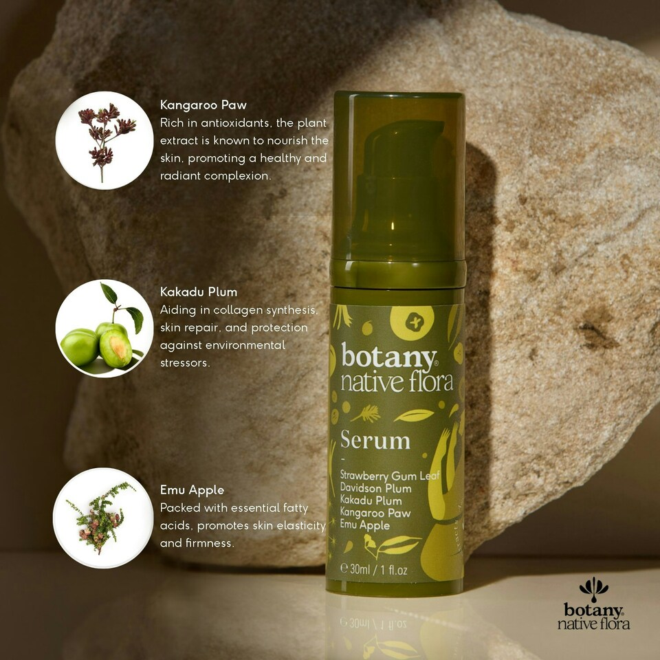 image 1 of Botany Native Flora Serum, 30ml, Protects Against Pollution